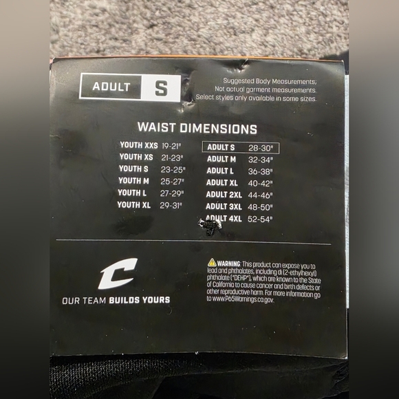 NWT CHAMPRO Men's Triple Crown Open Bottom Baseball Pants Size Small - Picture 5 of 9